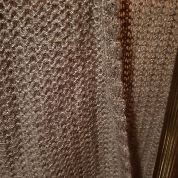 Vintage Mazurka Mohair Blend Knit Sweater Button Vest Camel Size Small - Picture 5 of 5